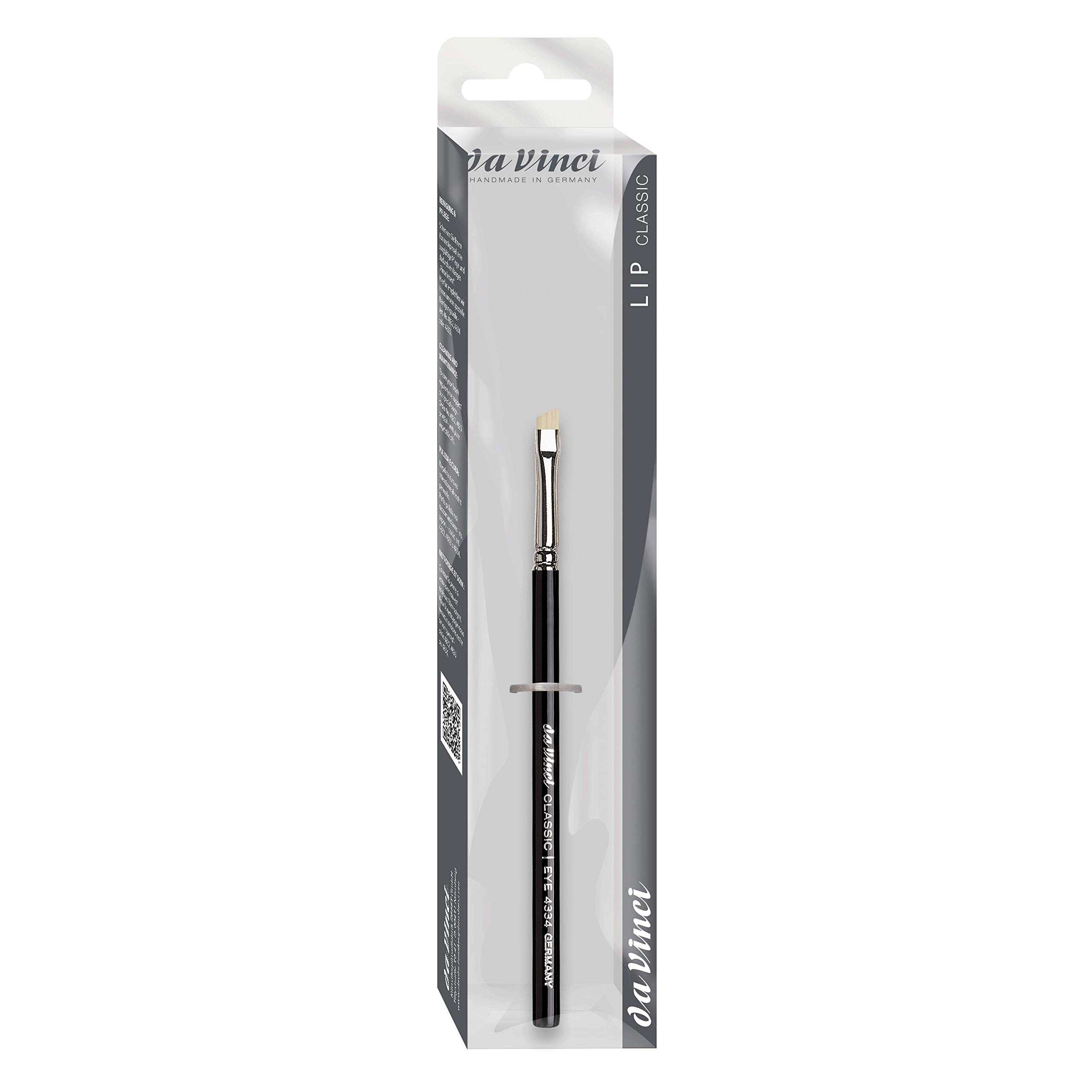 da Vinci Cosmetics Series 4334 Classic Short Angled Eyebrow Definer Brush/Strong Synthetic Fibers, 0.5 Pound - Image 4