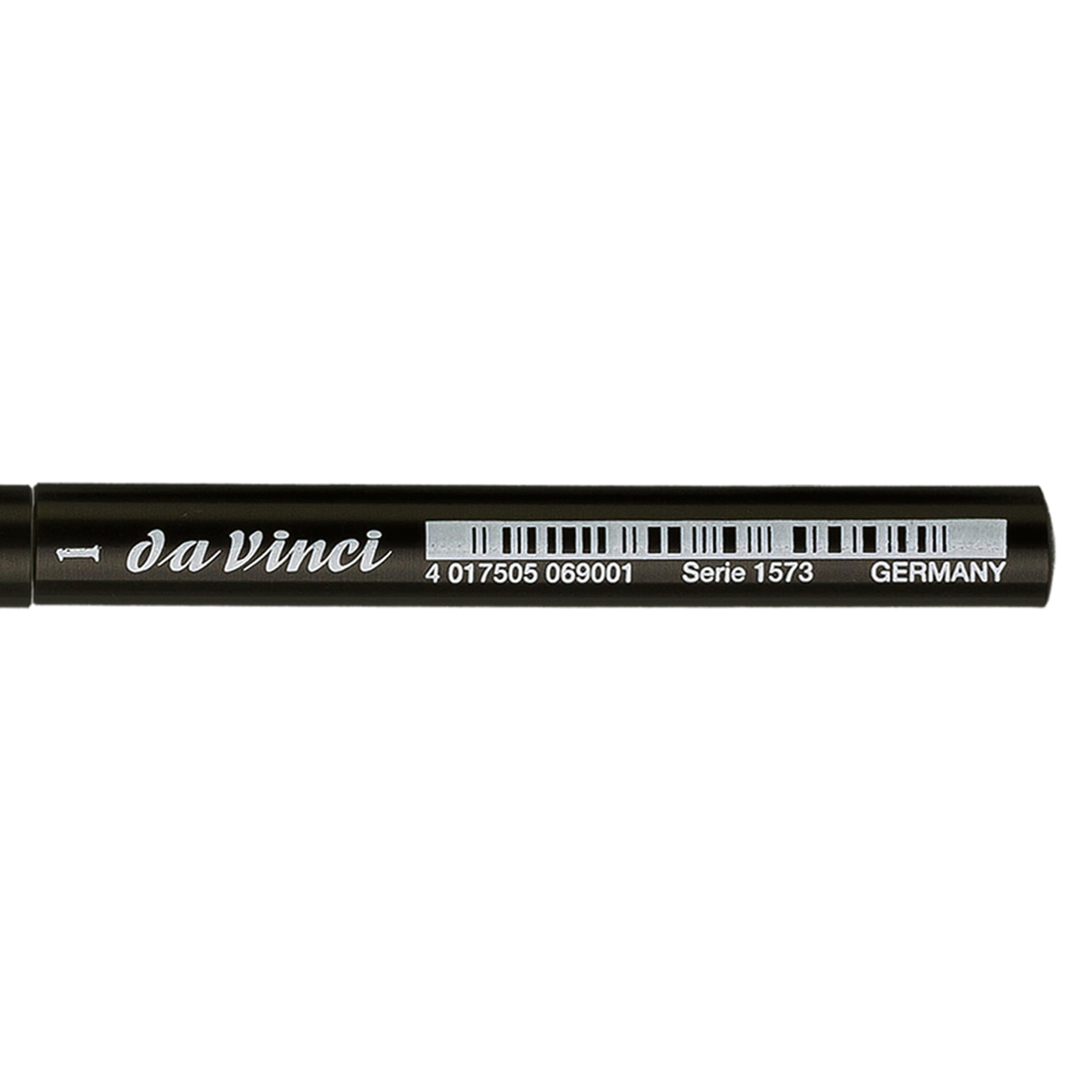 da Vinci Travel Series 1573 CosmoTop Spin Watercolor Brush, Round Synthetic with Protective Case Handle, 1 - Image 4