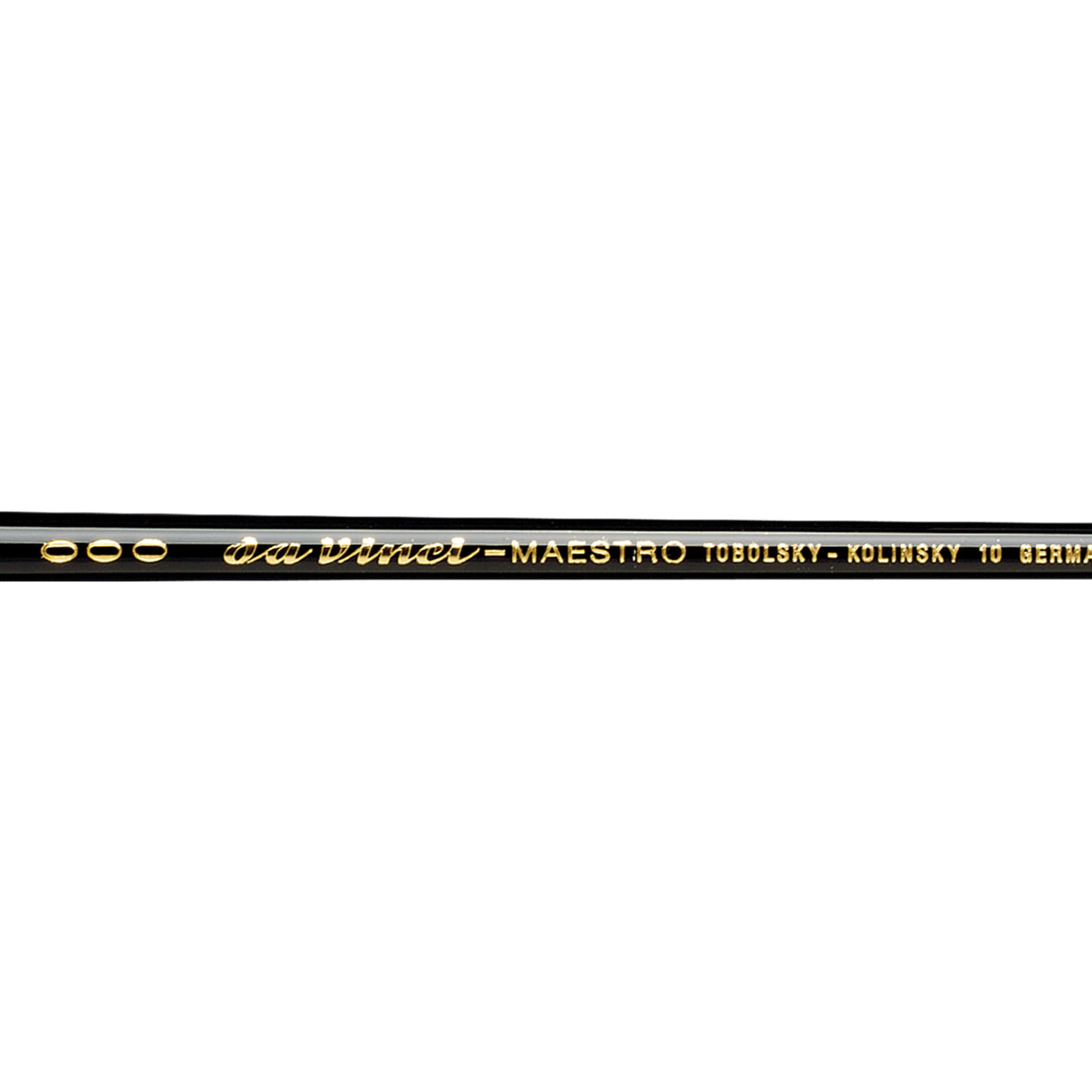 da Vinci Watercolor Series 10 Maestro Paint Brush, Round Kolinsky Red Sable, Size 3/0 (36802) - Image 4