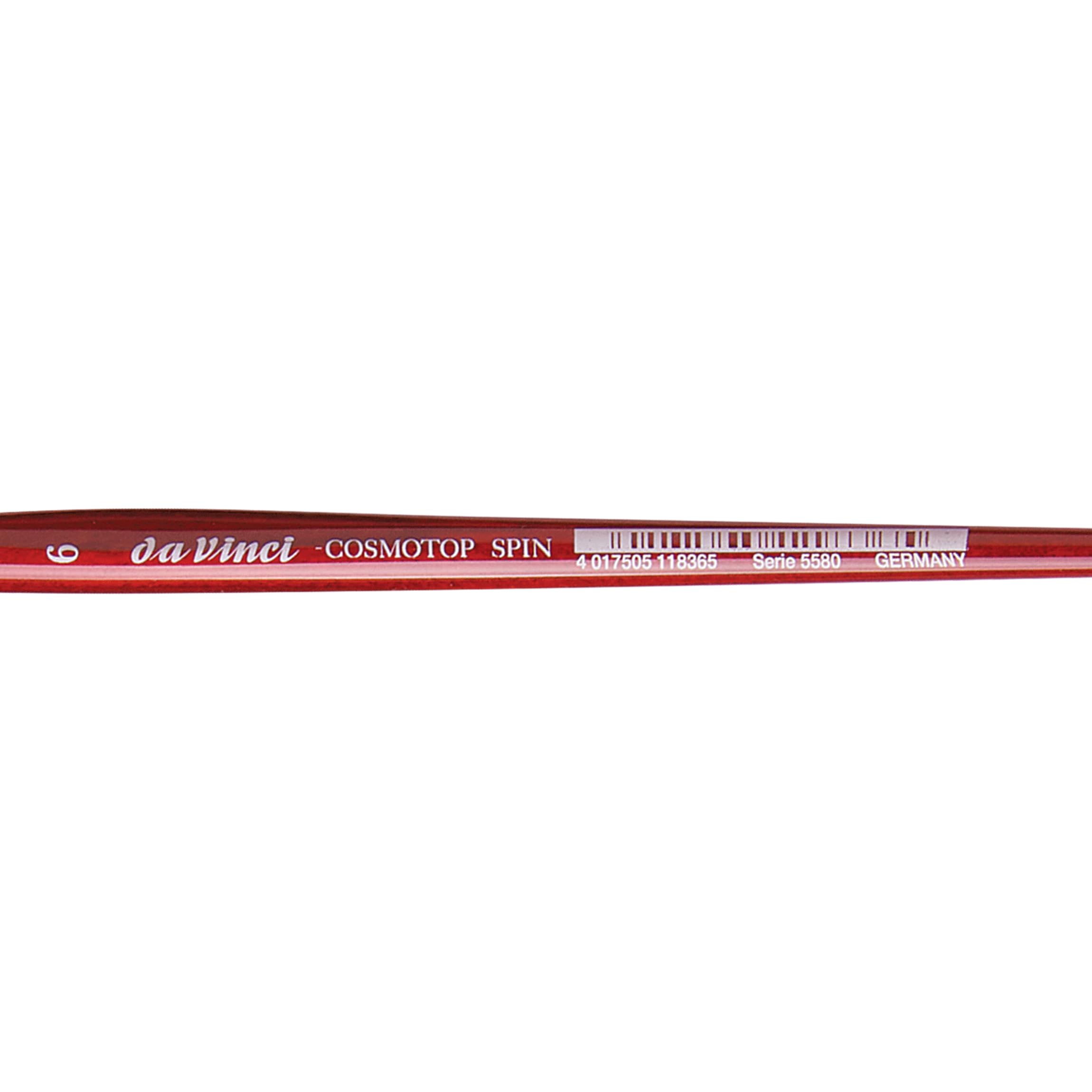 da Vinci Watercolor Series 5580 Size 6 Round - CosmoTop Spin Synthetics - Professional Quality Multi-Diameter Synthetic Fibers - Holds More Water Than Any Other Synthetic - Image 4
